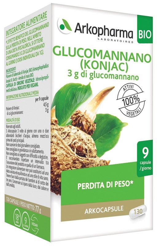 Arkocps Glucomannano Bio 130 capsule