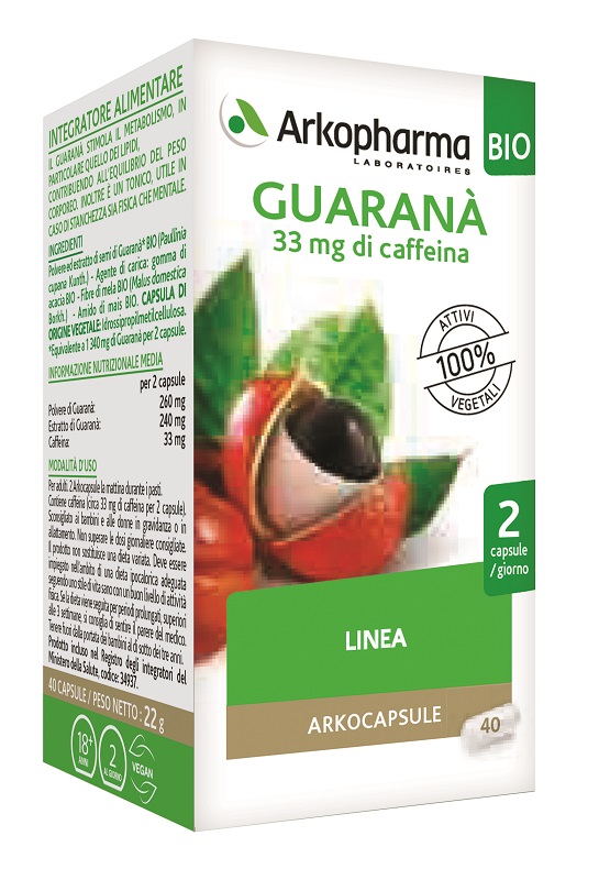Arkocps Guarana' Bio 40 capsule