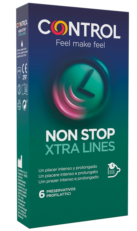 Control Non Stop Xtra Lines 6 pezzi