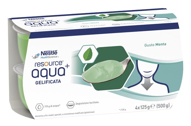 Resource Aqua+mint CUP6 4X125G