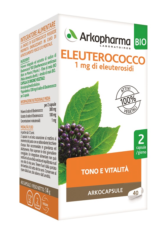 Arkocps Eleuterococco Bio 40 capsule