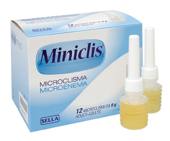 Miniclis Adulti 9 g 12 microclis