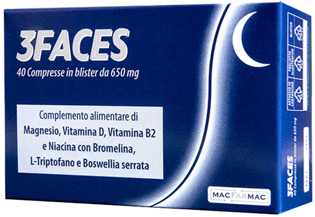 3 faces 40 compresse