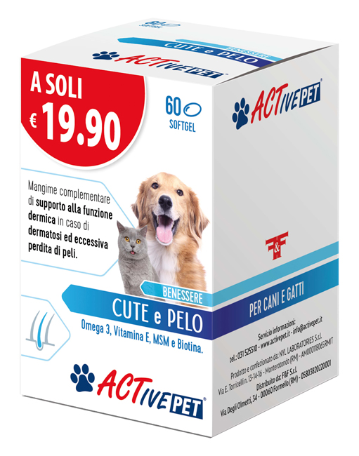 Active Pet Cute e Pelo 60 softg
