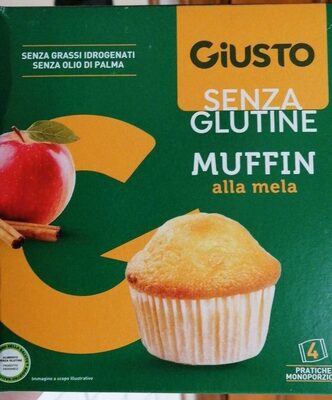 Giusto S.G Muffin Mela 4 pezzi 50 g