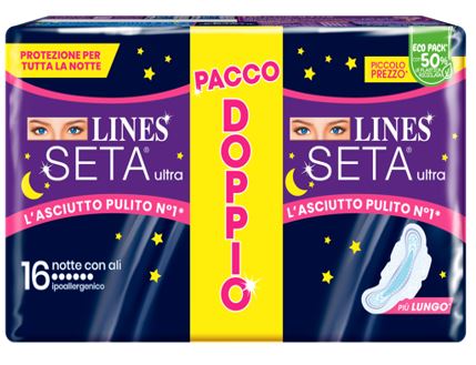 Lines Seta Ultra Notte 16 pezzi