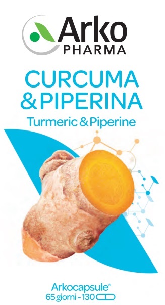 Arkocps Curcuma+piperina 130 capsule