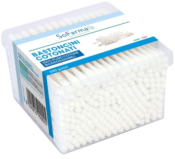 Cotton Fioc 200 pezzi Sofarmapiu'