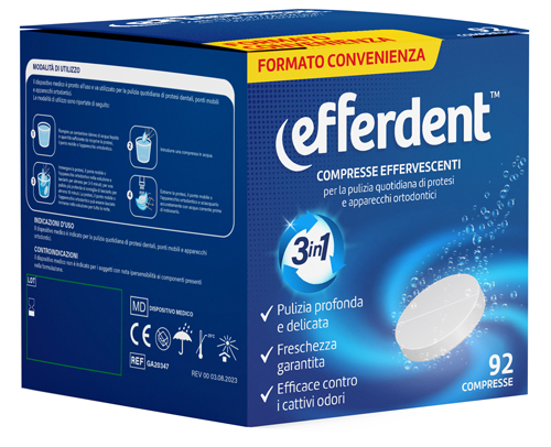 Efferdent Effervescenti 92 compresse