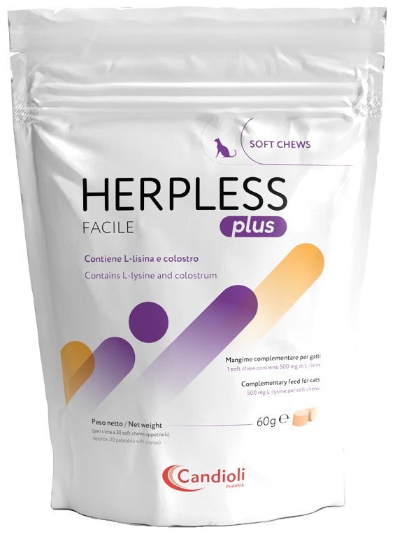 HERPLESS PLUS FACILE 30 SOFT CHEWS 60gr