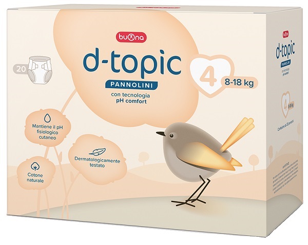 Dtopic Pannolini 4 20 pezzi