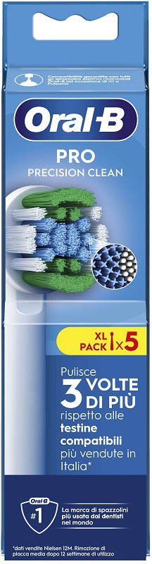 Oralb Precisionclean Refill 5 pezzi